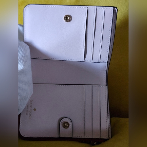 NWT Kate Spade RUBY RED ZIP Wallet - Picture 10 of 16